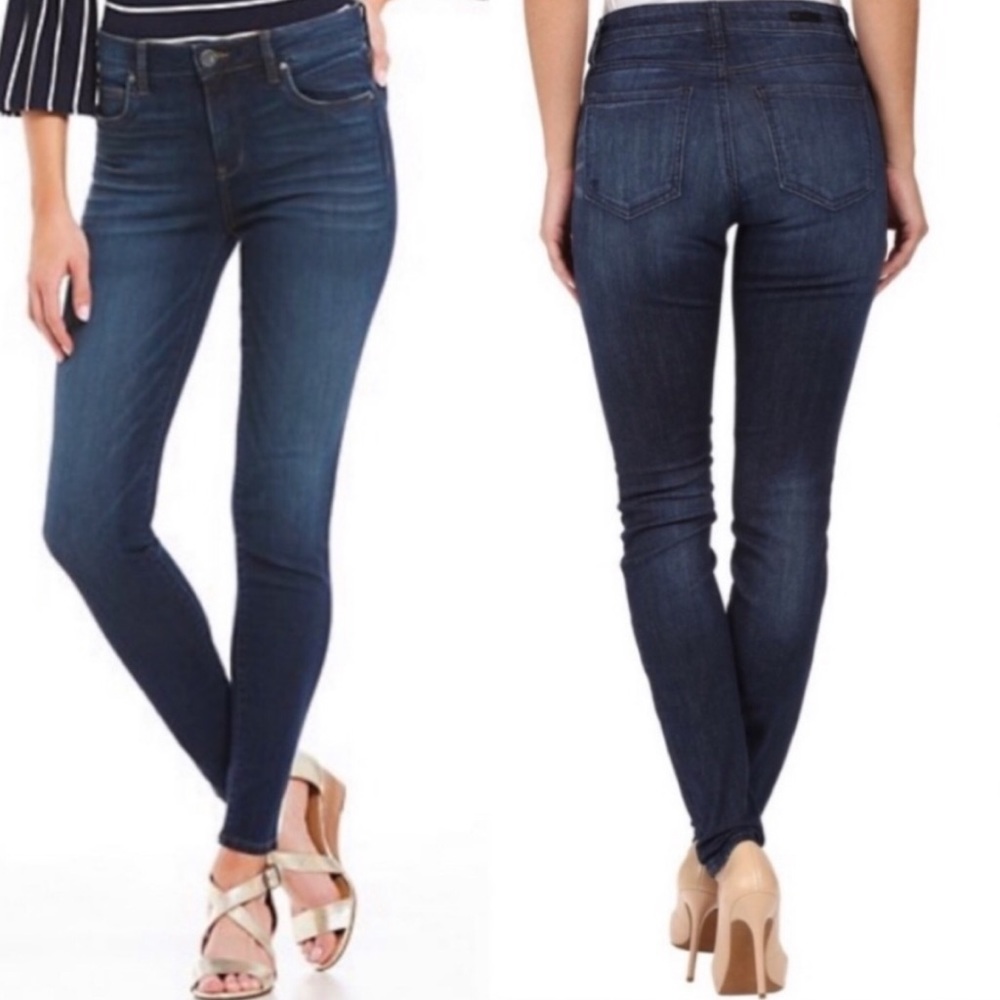 Kut from the Kloth Indigo Mia Toothpick Skinny Jeans